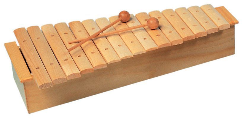 4103160112203 - Goldon 11220 Xylophon Klangplatten aus Ahornholz Resonanzkasten